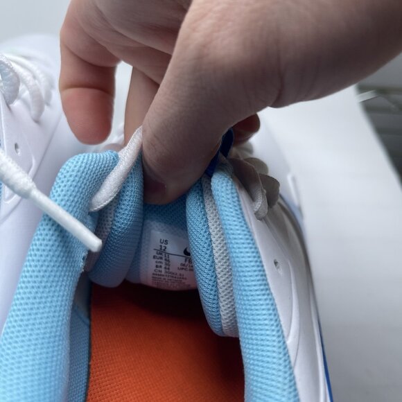 Nike Force Trout 9 Pro Baseball Cleats White Blue FB9728-101 Men’s Size 12 NEW - Picture 13 of 15